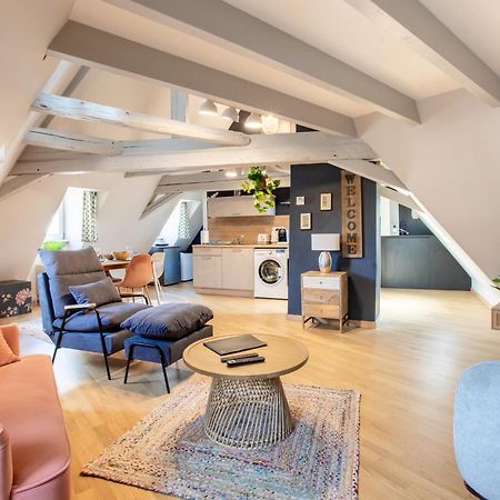 Апартаменты Duplex Atypique Au Coeur De Мюлуз Экстерьер фото