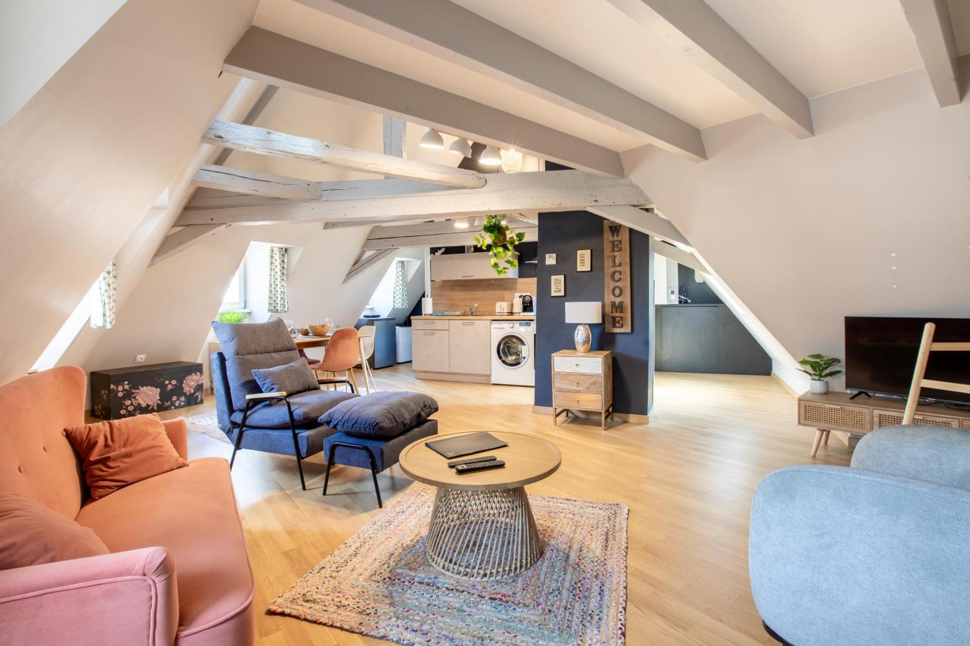 Апартаменты Duplex Atypique Au Coeur De Мюлуз Экстерьер фото